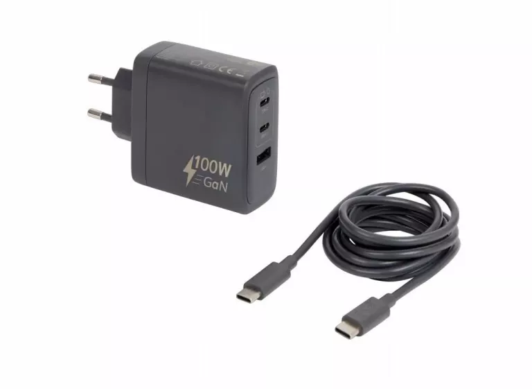 ŁADOWARKA SZYBKA 100W ŚCIENNA RE-LOAD GAN TECH 3 PORT USB-A + 2 X USB-C