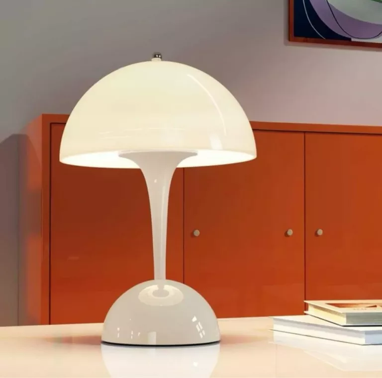 LAMPA GRZYBKOWA BEZPRZEWODOWA LAMPA STOŁOWA ŚCIEMNIANA DOTYKOWO