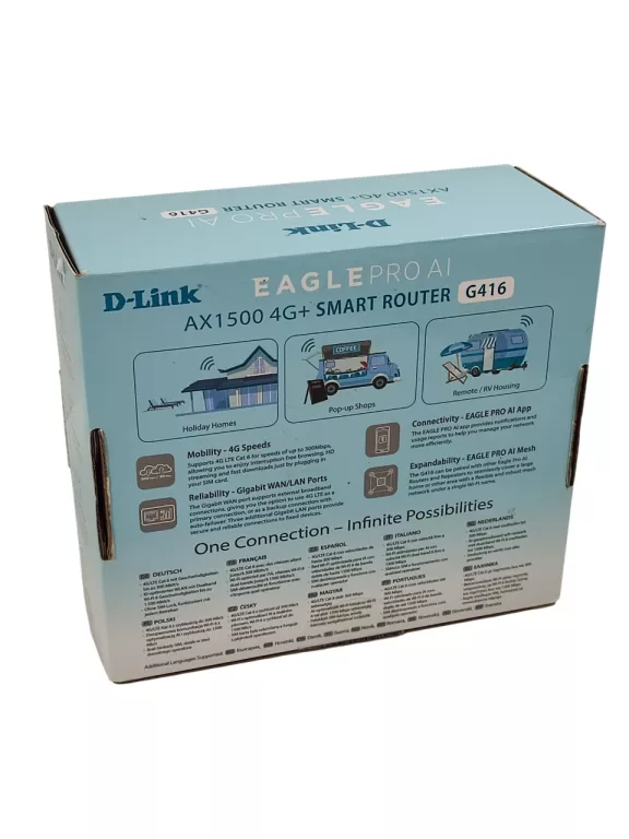 ROUTER MODEM 4G+ LTE WIFI 6 NA KARTĘ SIM D-LINK G416