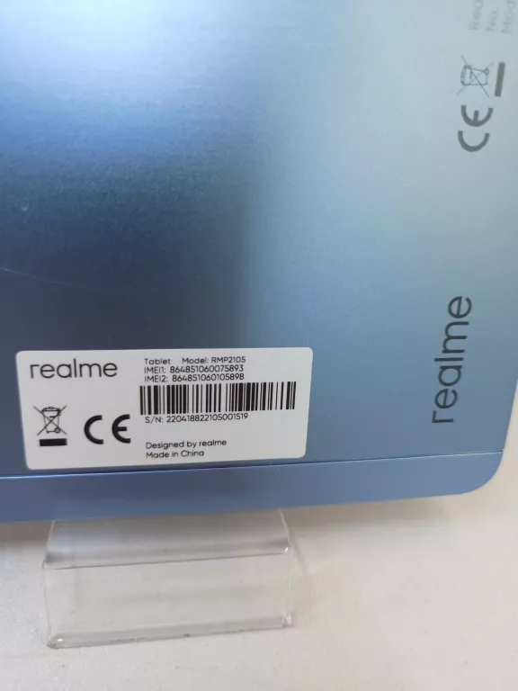 TABLET REALME PAD MINI 8.7" 64 GB 4G LTE NIEBIESKI (RMP2105)