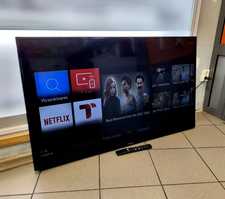 TELEWIZOR 50' 4K UHD THOMSON 50UD6306 + PILOT