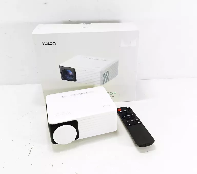 PROJEKTOR LED YOTON Y3-PW BIAŁY KMPL