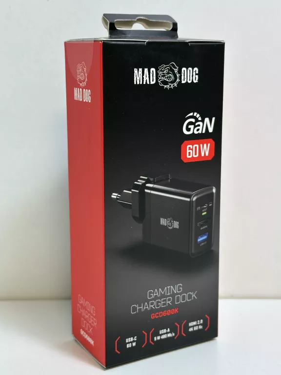 ŁADOWARKA MAD DOG GCD600K 60W GAN OKAZJA!