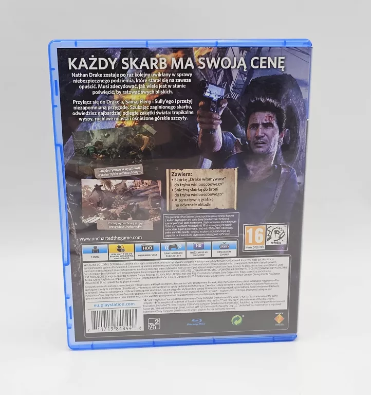 GRA PS4 UNCHARTED 4 KRES ZŁODZIEJA