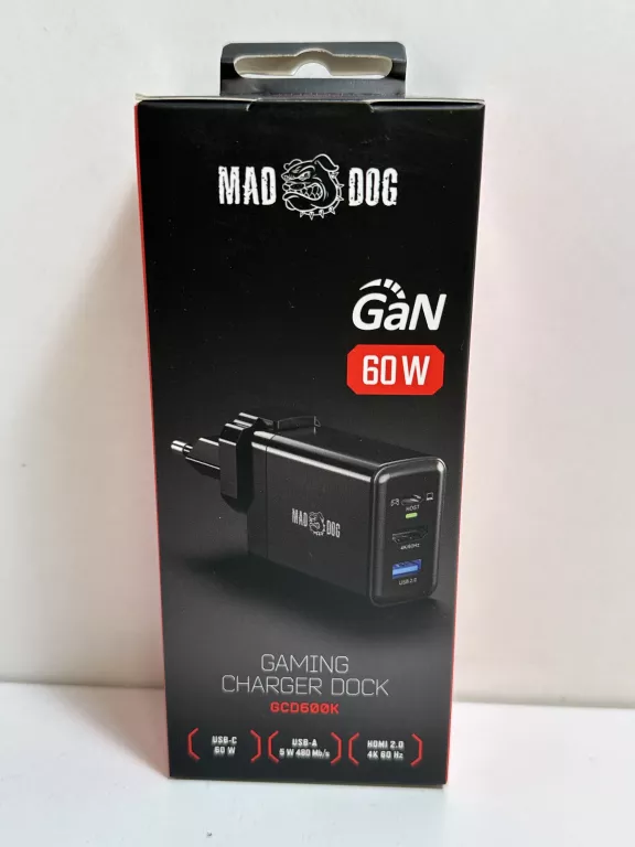 ŁADOWARKA MAD DOG GCD600K 60W GAN OKAZJA!