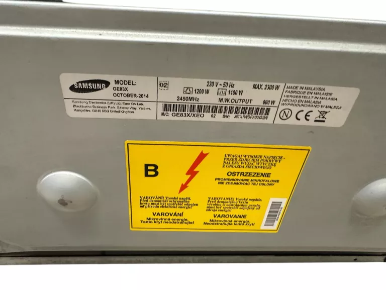 KUCHENKA MIKROFALOWA SAMSUNG GE83X