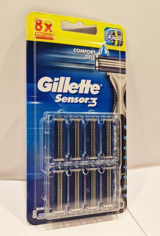 WKŁADY DO MASZYNKI GILLETTE SENSOR3 8 SZTUK