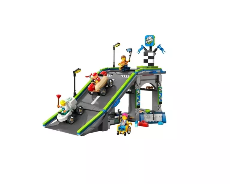 LEGO CITY 60460 BEZ GRANIC: TOR Z RAMPAMI DLA WYŚCIGÓWEK