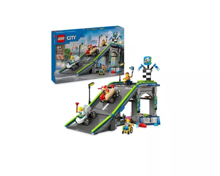 LEGO CITY 60460 BEZ GRANIC: TOR Z RAMPAMI DLA WYŚCIGÓWEK