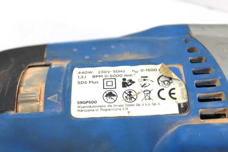 WIERTARKA GRAPHITE PRO 59GP500 KPL