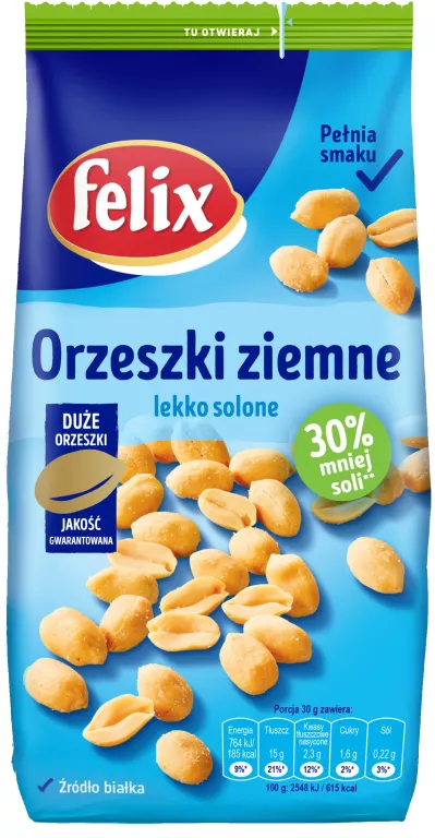 ORZESZKI ZIEMNE LEKKO SOLONE FELIX 380G 5900571103436