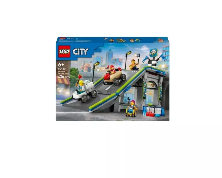 LEGO CITY 60460 BEZ GRANIC: TOR Z RAMPAMI DLA WYŚCIGÓWEK