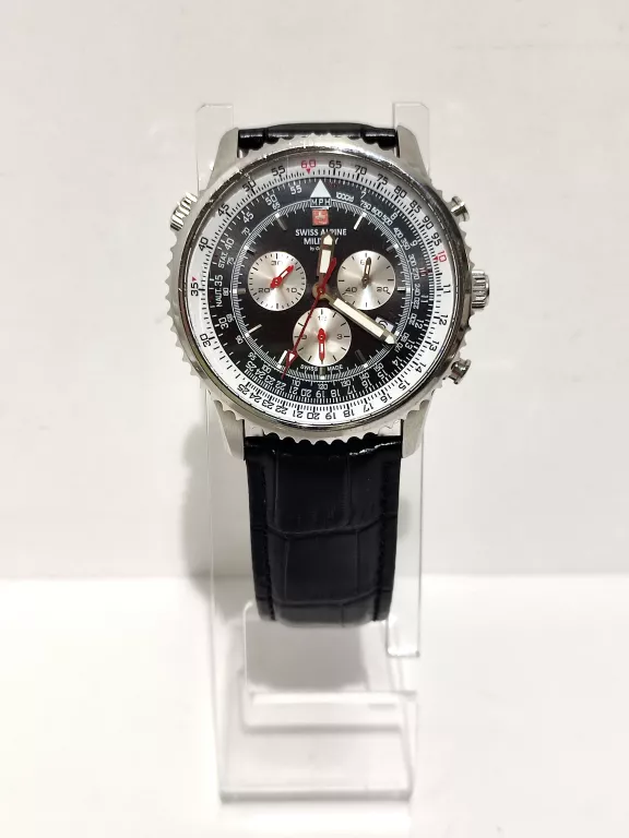 ZEGAREK MĘSKI SWISS ALPINE MILITARY 7078.9DT B/N