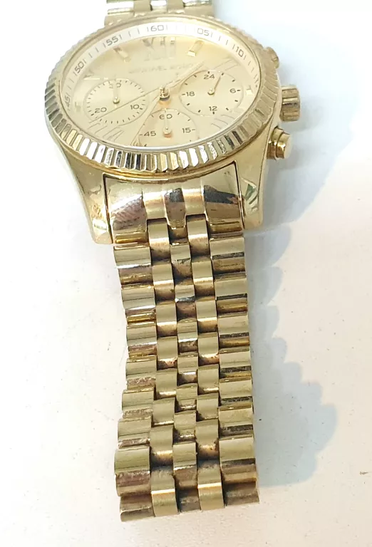 ZEGAREK MICHAEL KORS LEXINGTON MK-5556 ZŁOTY KOMPLET