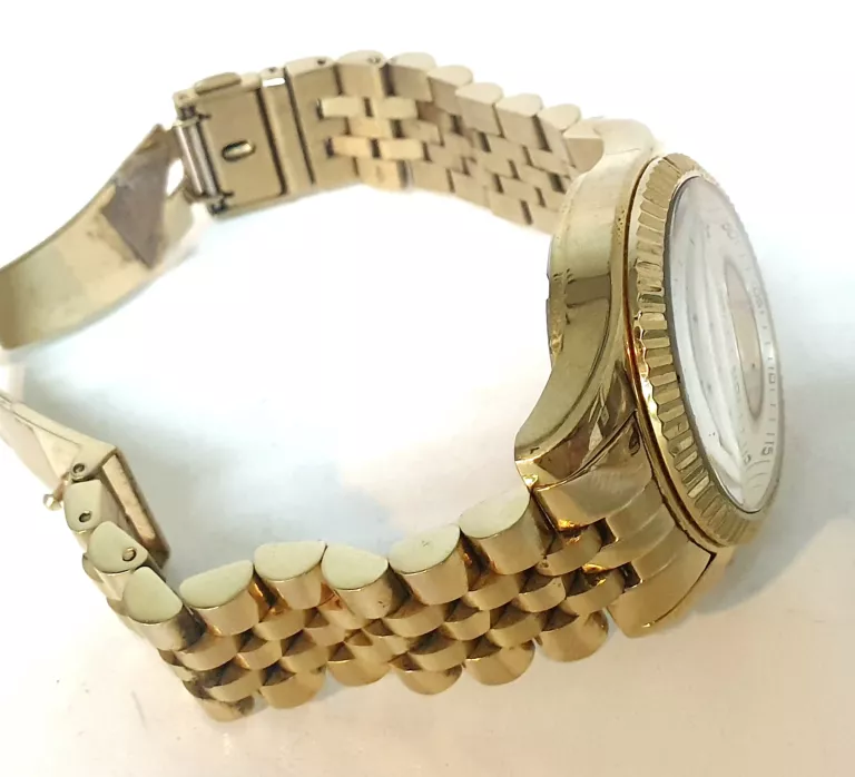 ZEGAREK MICHAEL KORS LEXINGTON MK-5556 ZŁOTY KOMPLET