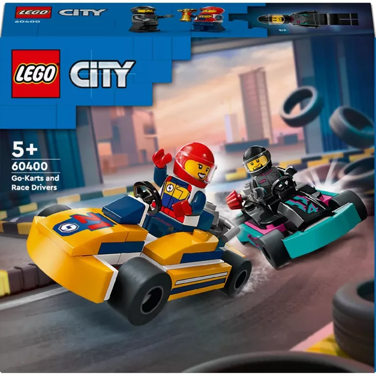 LEGO CITY 60400 GOKARTY I KIEROWCY WYŚCIGOWI FABRYCZNIE ZAPAKOWANE