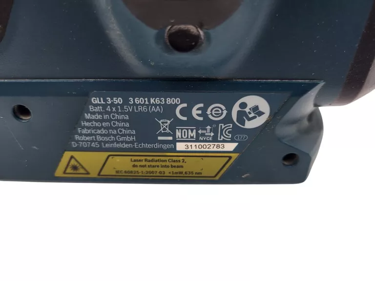 LASER LINIOWY BOSCH PROFESSIONAL GLL 3-50 10M 635NM