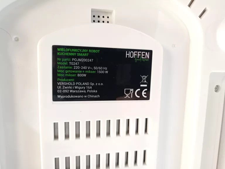 WIELOFUNKCYJNY ROBOT KUCHENNY SMARTCOOK T0247