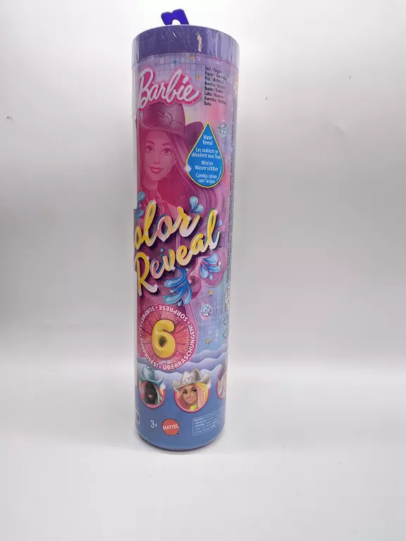 BARBIE COLOR REVEAL LALKA SERIA DISCO KOWBOJKA ASORTYMENT