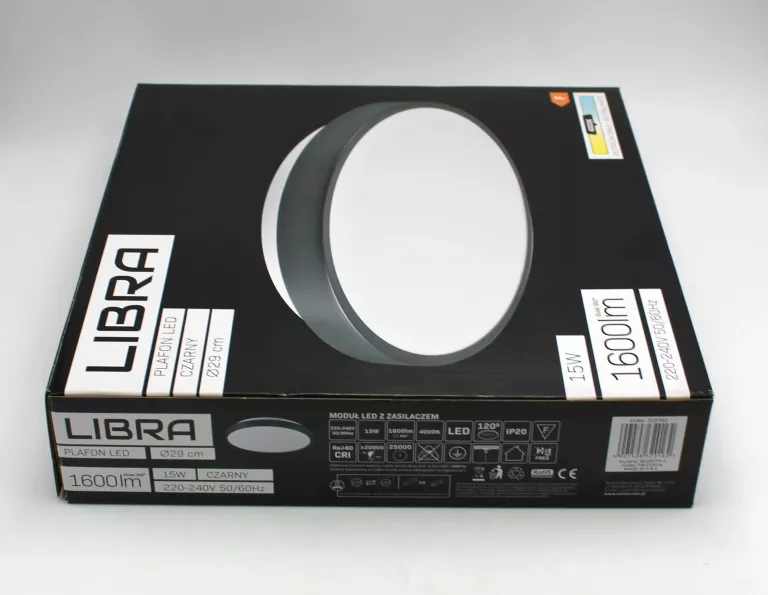 PLAFON LED GOLDLUX LIBRA 15 W 4000 K 30