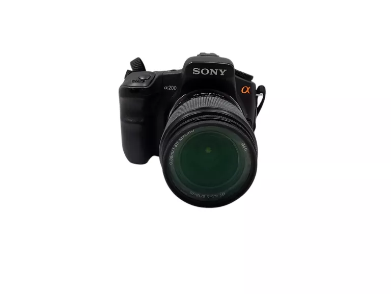 APARAT SONY ALPHA 200 + OBIEKTYW SONY DT 18–70 MM F/3.5–5.6