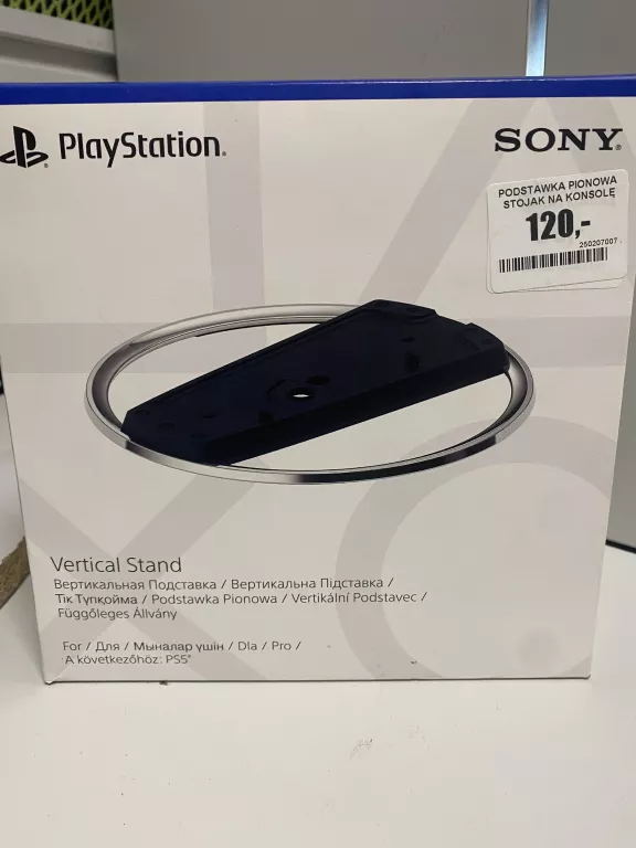 PODSTAWKA PIONOWA STOJAK NA KONSOLĘ PS5 FAT SONY