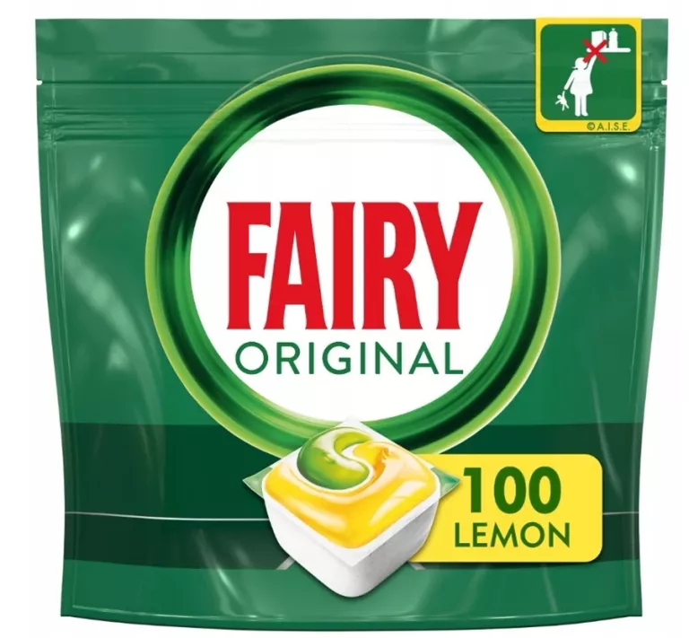 KAPSUŁKI DO ZMYWARKI FAIRY ALL IN ONE ORIGINAL LEMON CYTRYNOWE 100 SZT