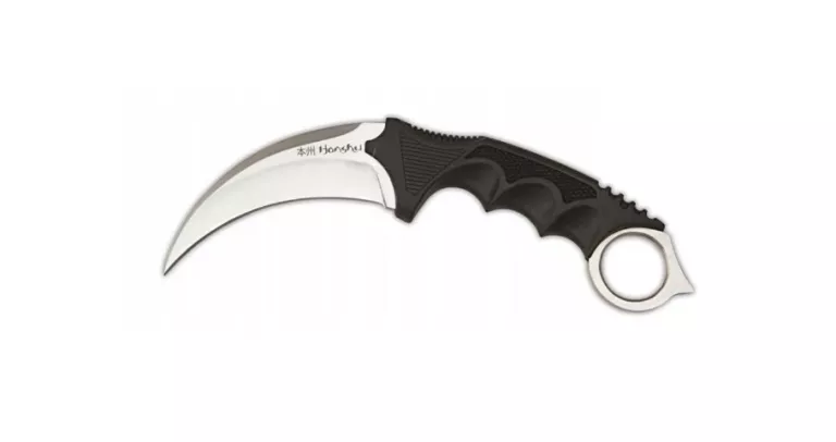 NÓŻ UNITED CUTLERY HONSHU KARAMBIT SILVER BOOT SHEATH UC2786