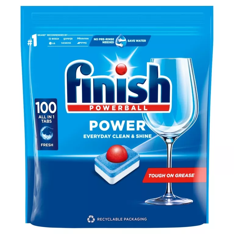 TABLETKI DO ZMYWARKI FINISH POWERBALL POWER 100SZT