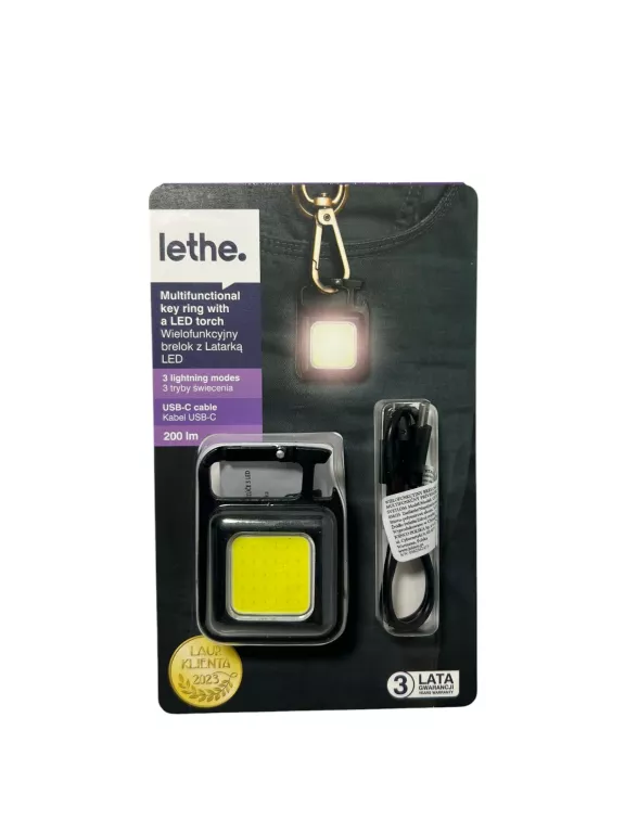 MINI LAMPKA LATARKA LED USB KIESZONKOWA BRELOK KARABIŃCZYK MAGNES