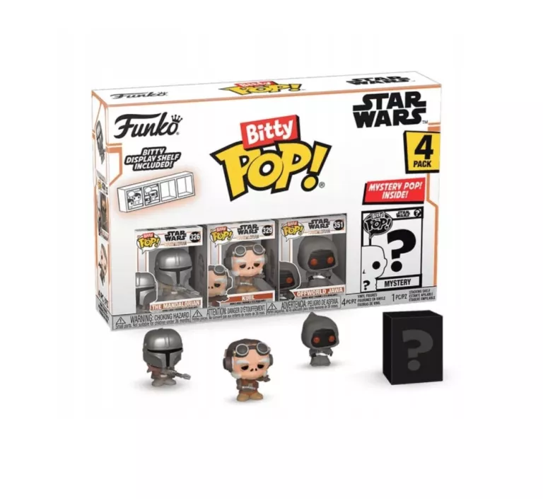 STAR WARS: MANDALORIAN BITTY POP! VINYL FIGURE 4-PACK MANDALORIAN 88969875