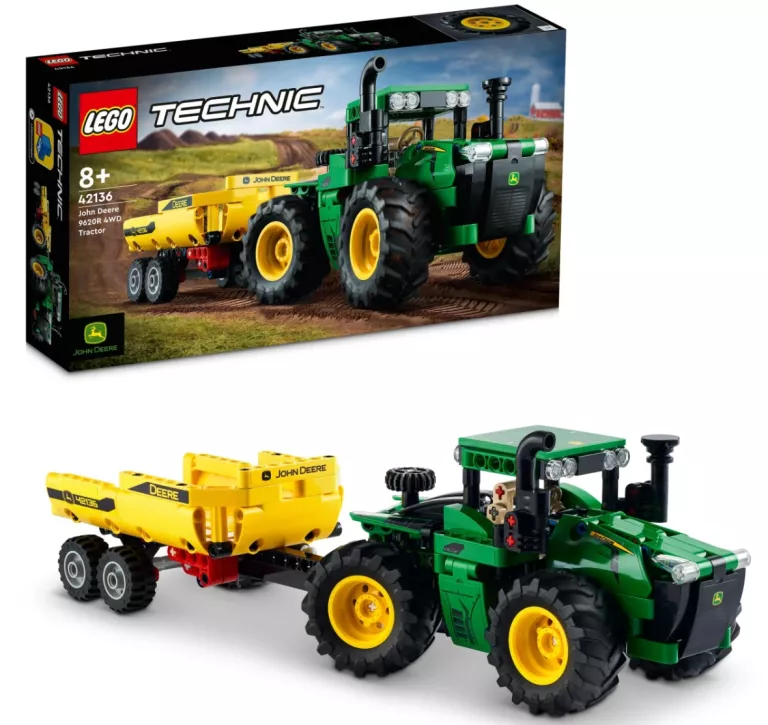 LEGO TECHNIC 42136 TRAKTOR JOHN DEERE 9620R 4WD