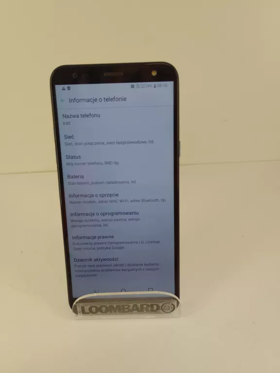 TELEFON LG K40