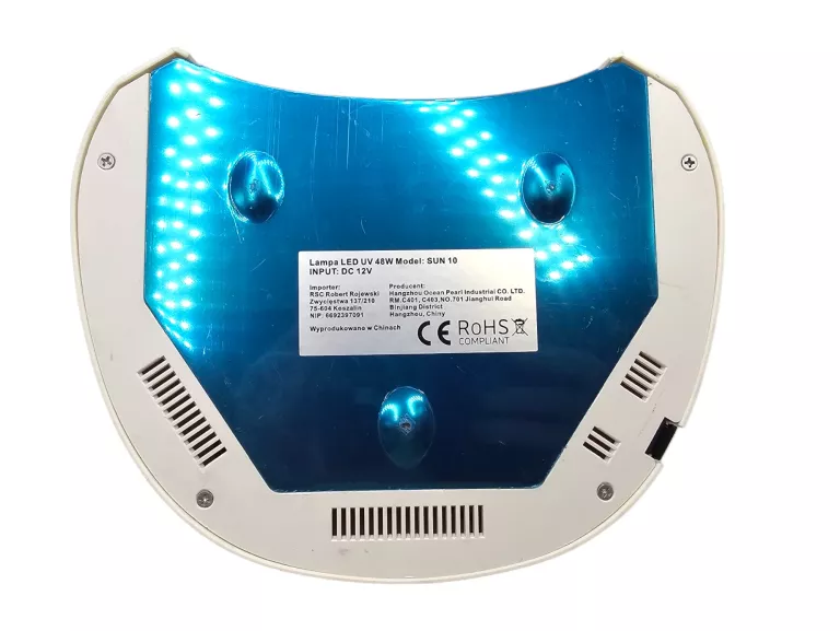 AK SUN X10 MAX LAMPA DO MANICURE UV/LED 280W - BIAŁA