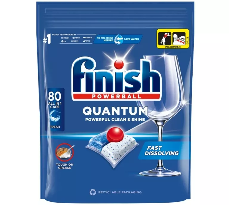 KAPSUŁKI DO ZMYWARKI FINISH QUANTUM FRESH 80 SZTUK