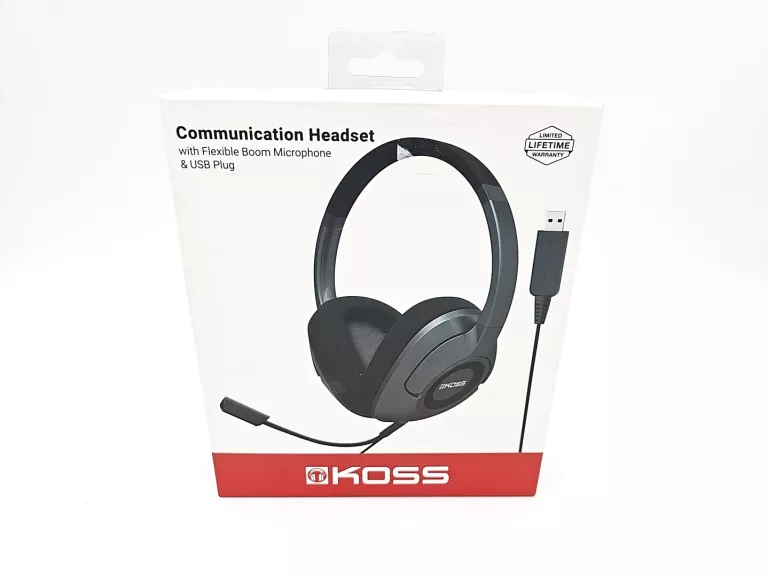 JAK NOWE SŁUCHAWKI NAUSZNE KOSS SB42-USB CZARNE