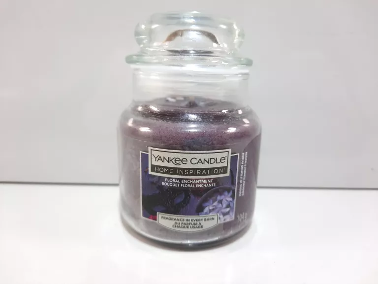 YANKEE CANDLE HOME INSPIRATION ŚWIECA MAŁA FLORAL ENCHANTMENT 104 G