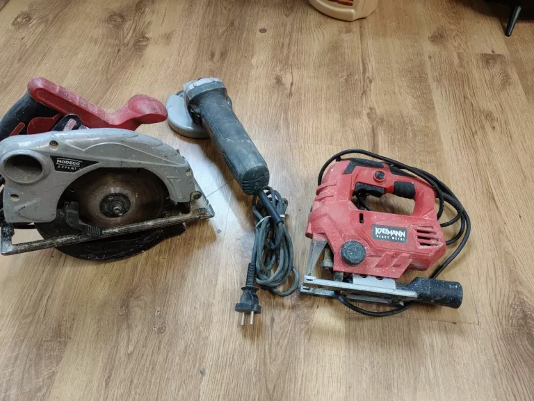 ZESTAW NARZĘDZI WYRZYNARKA KALTMAN PILARKA MODECO SZLIFIERKA BOSCH GWS 75