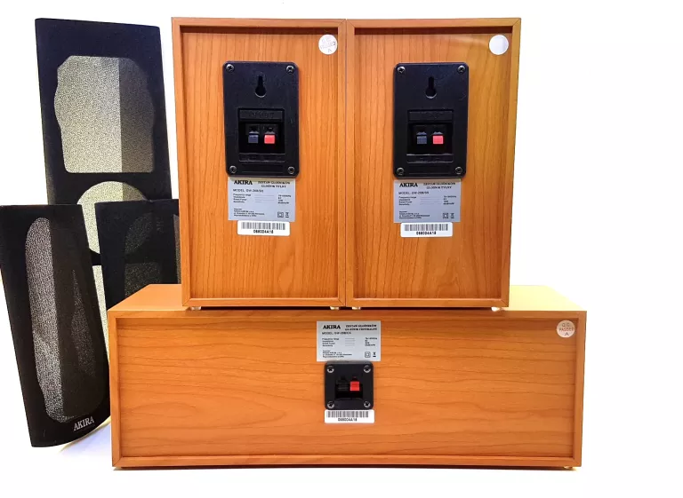 KINO DOMOWE AMPLITUNER AKIRA BK-166 + GŁOŚNIKI AKIRA GW-26B