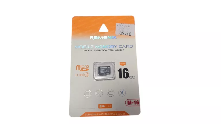 RAMENIK MOBILE MEMORY CARD MICRO SD CLASS10 16GB