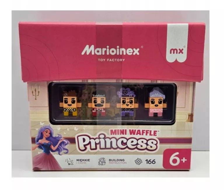 MINI WAFFLE MARIOINEX PRINCESS, KRÓLEWSKA PRZYGODA 166EL.