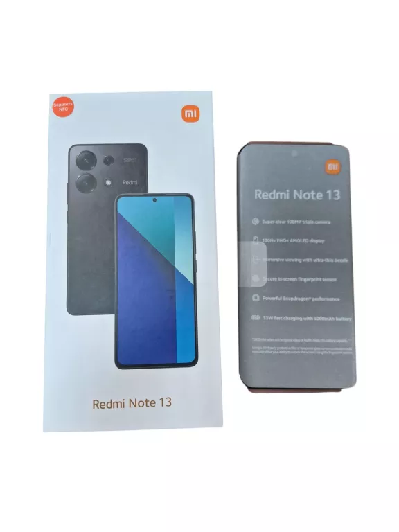 SMARTFON XIAOMI REDMI NOTE 13 5G 6 GB / 128 GB 5G CZARNY