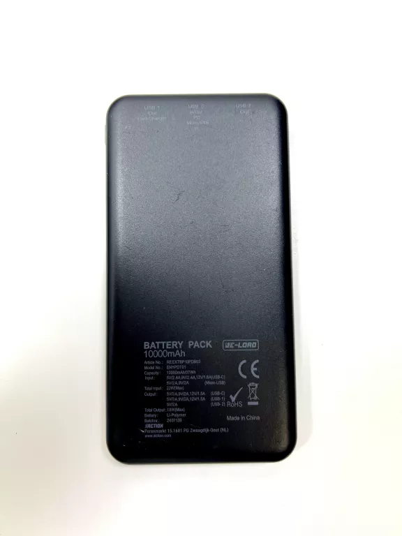 POWERBANK ACTION RE- LOAD 10000MAH / CZARNY