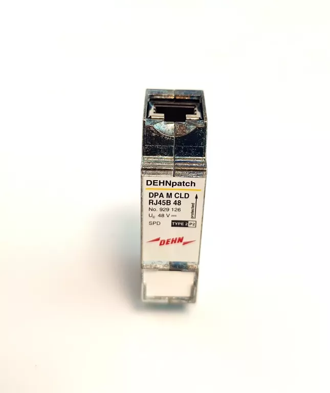 OGRANICZNIK PRZEPIĘĆ TYP 2 DEHNPATCH Z 2 GNIAZDAMI RJ45 PUDEŁKO