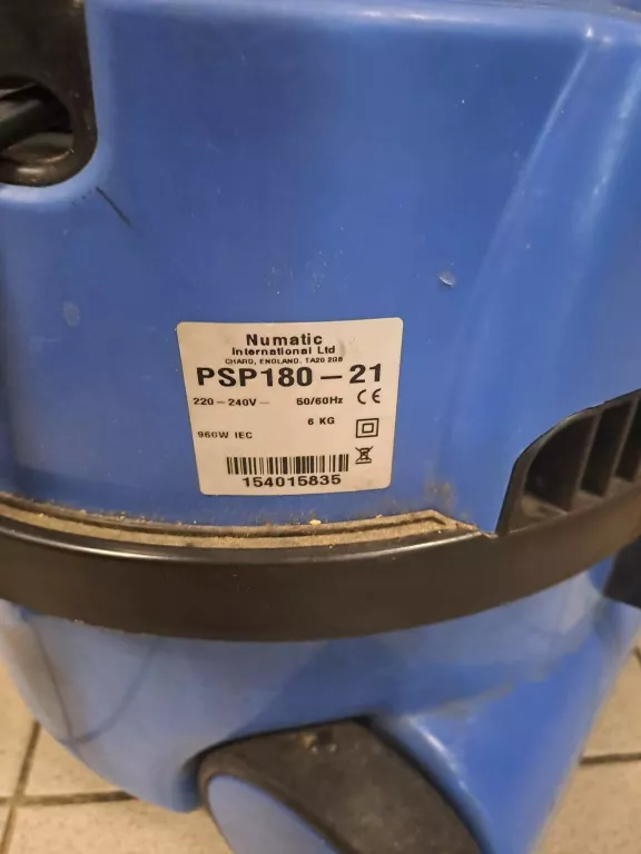 OKURZACZ NUMATIC PSP180-21/ RURY