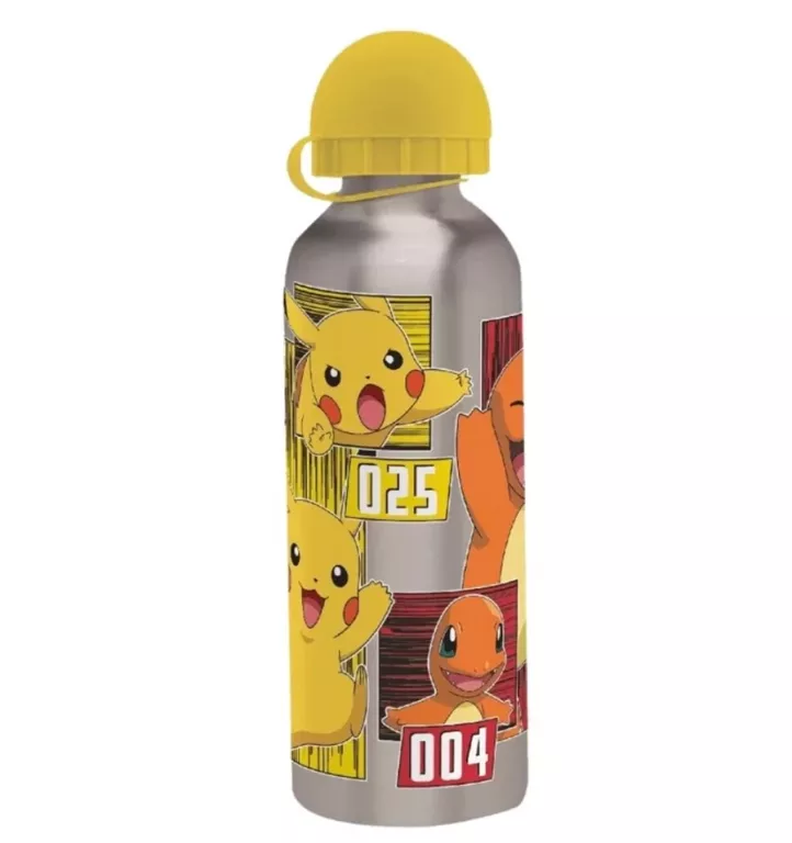 BUTELKA ALUMINIOWA BIDON POKEMON PIKACHU BULBAZAUR CHARMANDER 500ML