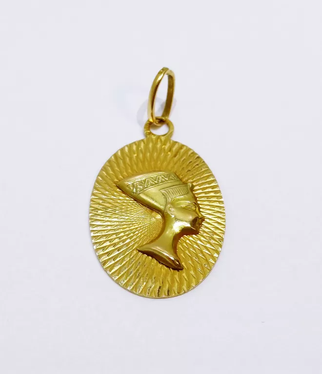 ZŁOTA ZAWIESZKA NEFRETETE/NEFERTITI PR.750