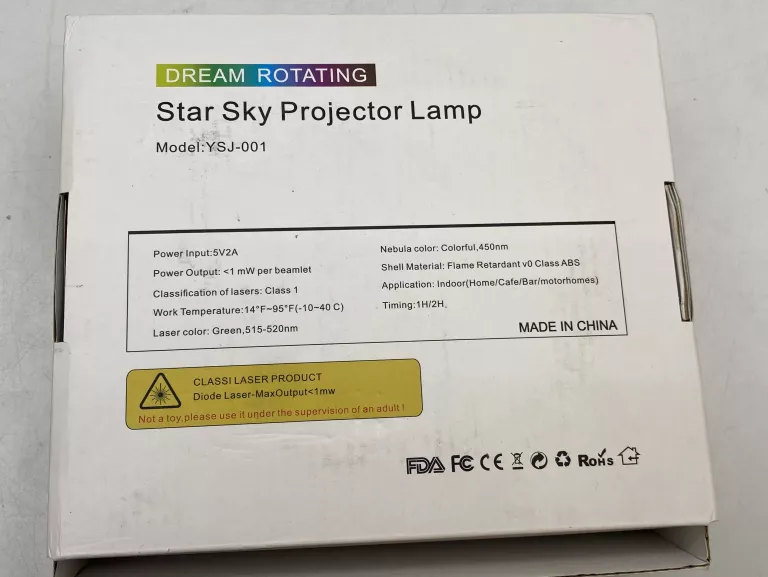 PROJEKTOR STAR SKY YSJ-001 KOMPLET