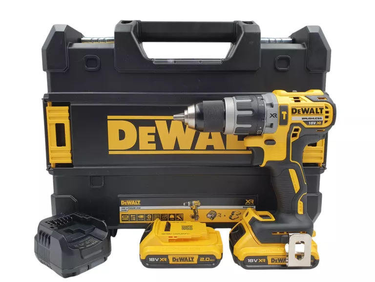 WKRĘTARKA DEWALT DCD796D2 18V XR BRUSHLESS + 2X AKU 2.0 AH