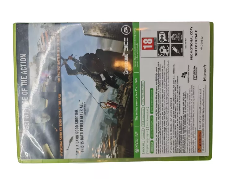 BATTLEFIELD HARDLINE [GRA XBOX360]